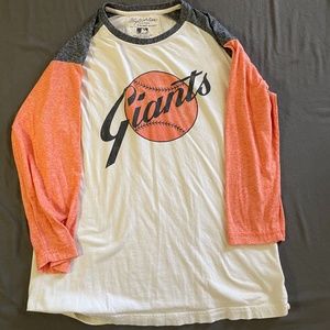 SF Giants Vintage Style Baseball T-shirt